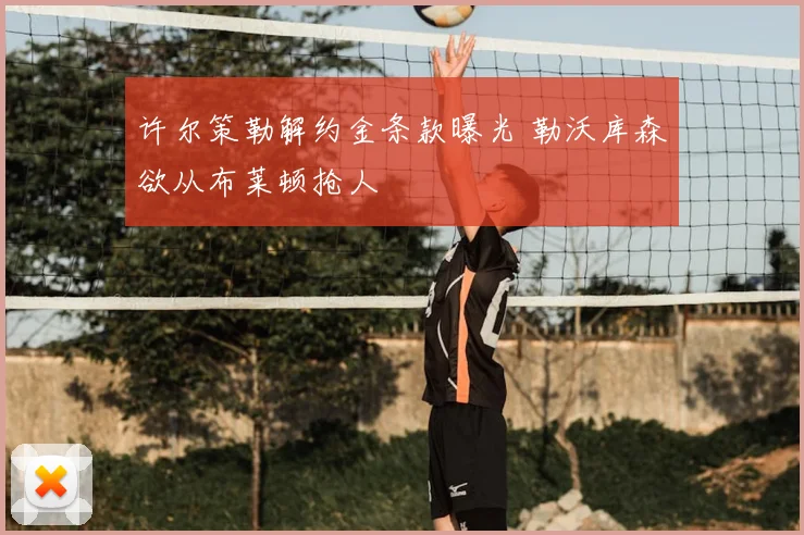 许尔策勒解约金条款曝光 勒沃库森欲从布莱顿抢人